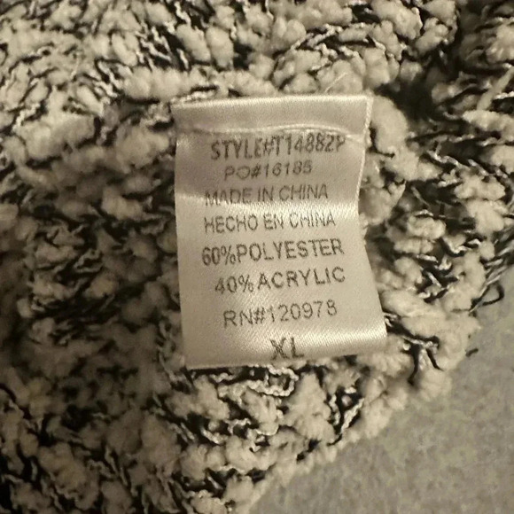 Entro gray popcorn hoodie size XL - Picture 6 of 7